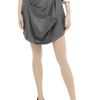 Vivienne Westwood Anglomania Animal Ruched Woolblend Skirt in Gray (anthracite) - Lyst