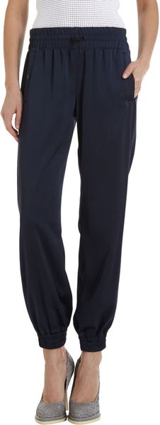 Alexander Wang Track Pant in Blue (petrol) - Lyst