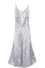 Calvin Klein Kassandra Hammered Silkblend Satin Dress