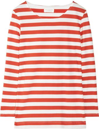 Chinti And Parker Heart Elbowpatch Cotton Top - Lyst