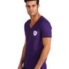 Dsquared2 Classic Fit Fade Dyed Soft Print Vneck Tee in Purple for Men (n) - Lyst