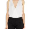 Gucci Silkgeorgette Bodysuit in White - Lyst