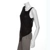Helmut Lang Asymmetrical Cut Out Back Tank in Black - Lyst