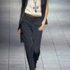 Lanvin Slitdetailed Silksatin Top in Brown - Lyst