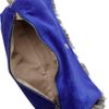 Matthew Williamson Embellished Fringed Suede Clutch in Blue - Lyst