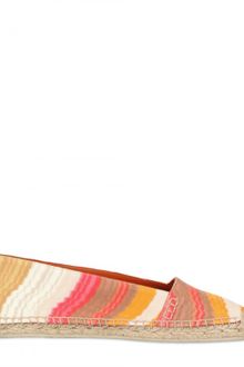 Missoni Canvas Knit Espadrille Flats - Lyst