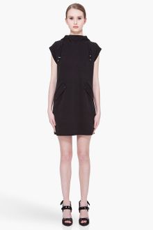 T By Alexander Wang Black Sleeveless Hooded Sweater - Lyst