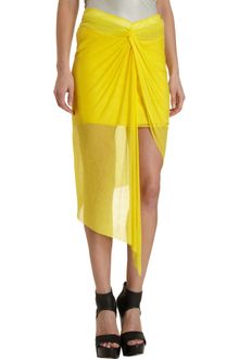 Helmut Lang Wrap Front Skirt - Lyst