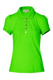 Juicy Couture Spring Green Puff Sleeve Polo Shirt - Lyst