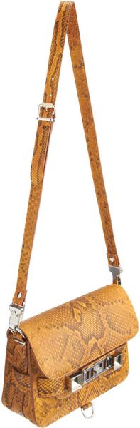 Proenza Schouler Ps11 Mini Classic Python in Brown (multi) - Lyst
