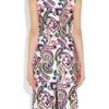 Jil Sander Lunetta Paisleyprint Woven Dress in Multicolor (multicolored) - Lyst