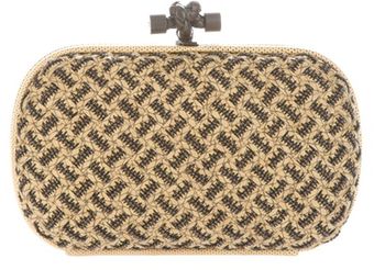 Bottega Veneta Structured Clutch - Lyst