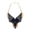 Eaburns Studded Stegosaurus Necklace in Black in Gold (black) - Lyst