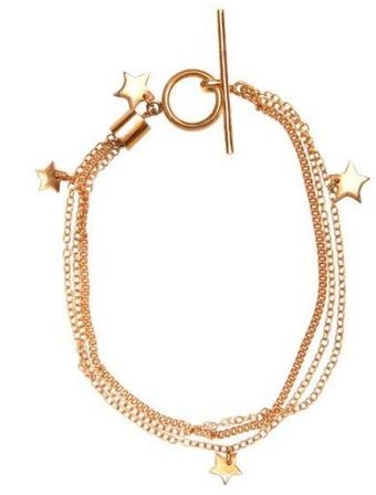 Emma Guest Jewellery Rose Gold Star Bracelet - Lyst