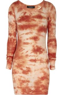 Isabel Marant Tie Dye Print Cotton Jersey Dress - Lyst