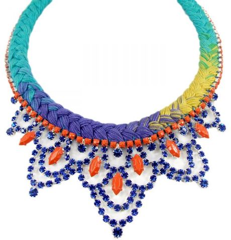 Jolita Jewellery Malaga Necklace in Blue - Lyst