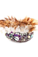 Jolita Jewellery Feather and Skull Bangle