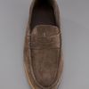 Migliore Suede Moccasin Shoes in Brown for Men - Lyst