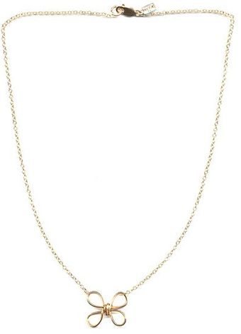 Peggy Li Butterfly Twist Necklace - Lyst