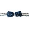 Poupee Couture Crystal Bow Belt in Blue - Lyst