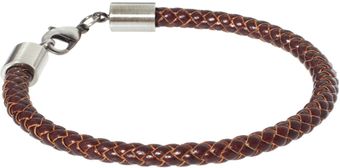 Simon Carter Leather Braided Bracelet - Lyst