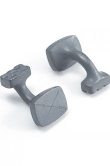 Smith/grey Ivy Noir Oxidised Cufflinks - Lyst