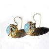 Toosis Blue Quartz Ball Earrings in Blue - Lyst