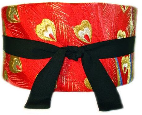 Uroco Obi Belt Pink Peacock Flower in Pink - Lyst