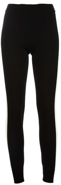 Alexander McQueen Side Stripe Legging - Lyst