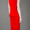 Alexander Mcqueen Sleeveless Dress in Red - Lyst