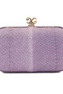 Alexandra De Curtis Rita Box Clutch Lilac Salmon - Lyst