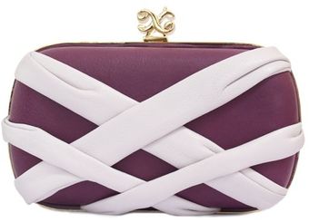 Alexandra De Curtis Rita Box Clutch Purple and Lilac - Lyst