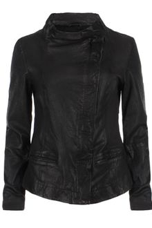 AllSaints Texas Leather Jacket - Lyst