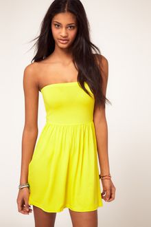 ASOS Collection Asos Bandeau Skater Dress - Lyst