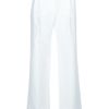 Balenciaga Wide Leg Trouser in White - Lyst