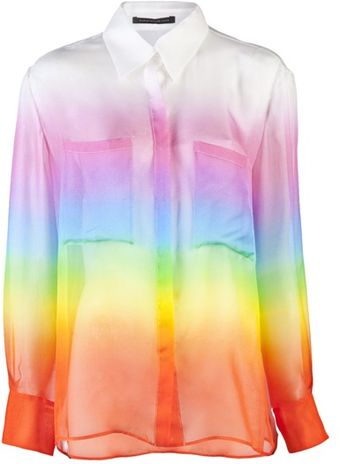  Rainbow Georgette Top 