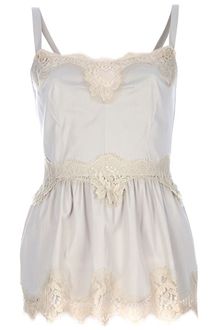 Dolce & Gabbana Lace Detail Top - Lyst