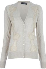 Dolce & Gabbana Lace Detail Cardigan