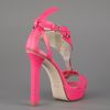 Dsquared2 Lizard Skin Sandal in Purple (fuchsia) - Lyst