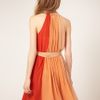 French Connection Tie Neck Dress in Multicolor (multi) - Lyst