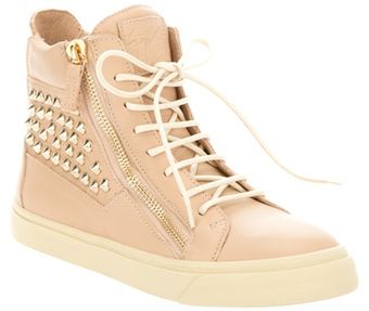  Studded Leather Sneaker 