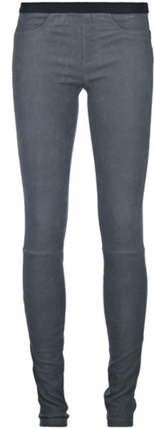 Helmut Lang Leather Legging - Lyst