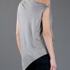 Helmut Lang Asymmetric Top in Gray (pearl) - Lyst