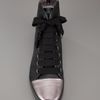 Lanvin Metallic Cap Trainer in Black - Lyst
