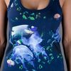 Mcq By Alexander Mcqueen Fish Print Tank Top in Blue (navy) - Lyst