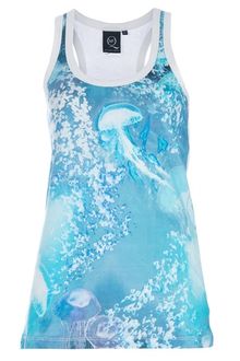 McQ by Alexander McQueen Jelly Fish Print Tank - Lyst