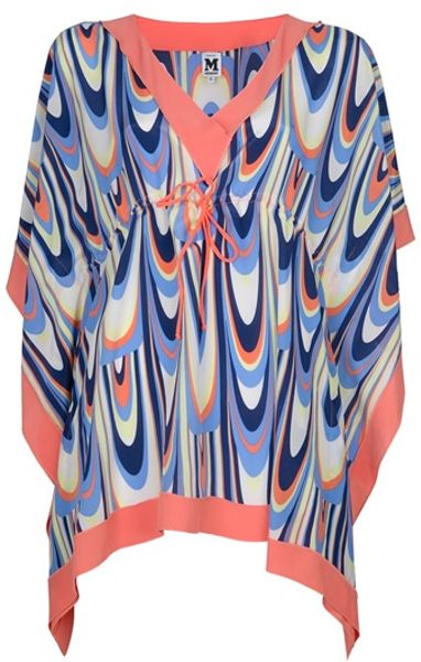 Missoni Print Top in Multicolor (orange) - Lyst
