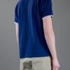 Moncler Logo Polo Shirt in Blue for Men - Lyst