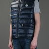 Moncler Padded Gilet in Blue for Men (navy) - Lyst