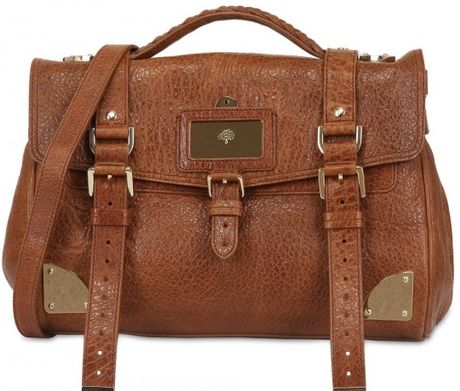 Mulberry Soft Travel Soft Mattè Top Handle in Brown - Lyst